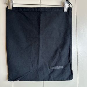 Hugo Boss black cotton dustbag